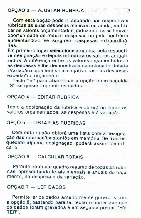 Scanned instructions