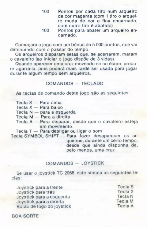 Scanned instructions