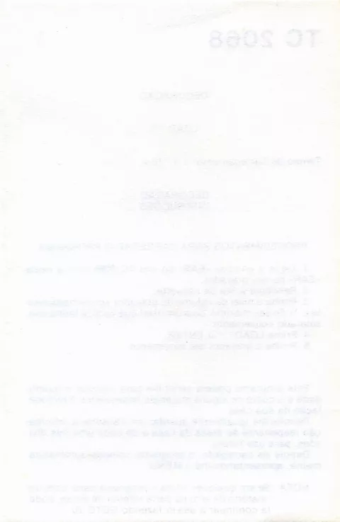 Scanned instructions