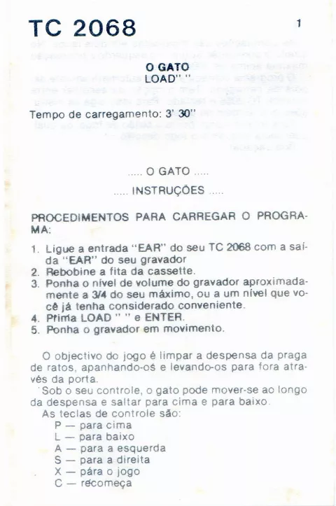 Scanned instructions