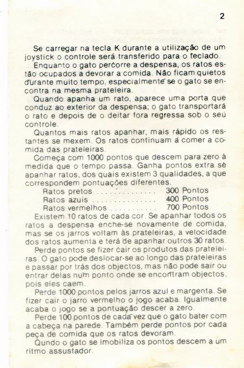 Scanned instructions