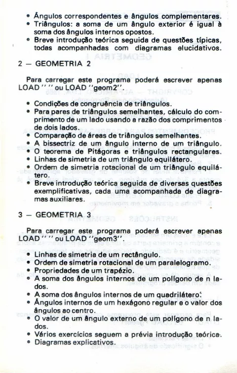 Scanned instructions