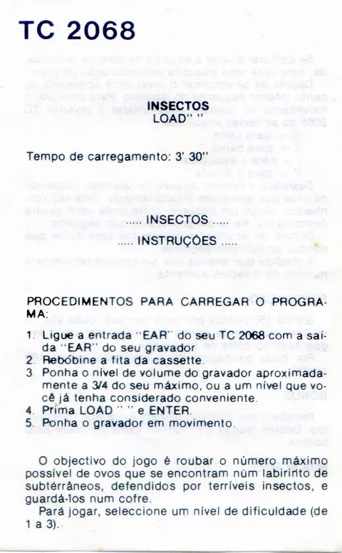 Scanned instructions