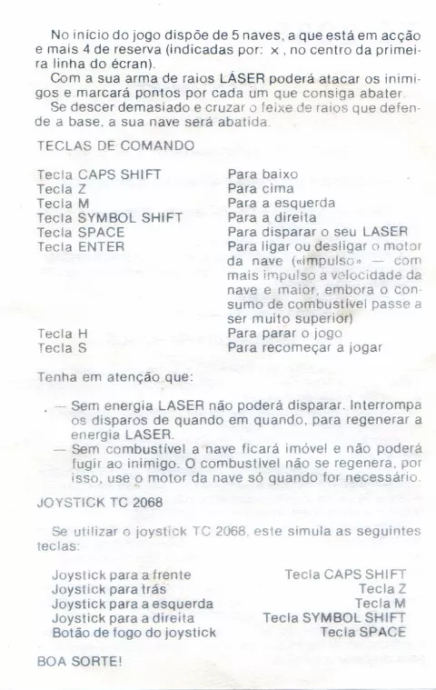 Scanned instructions