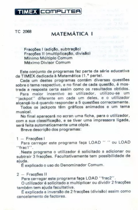 Scanned instructions