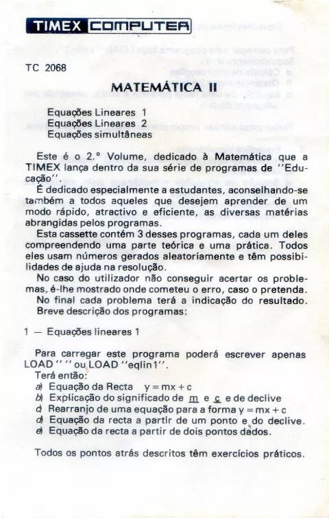 Scanned instructions