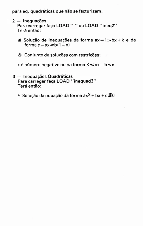 Scanned instructions