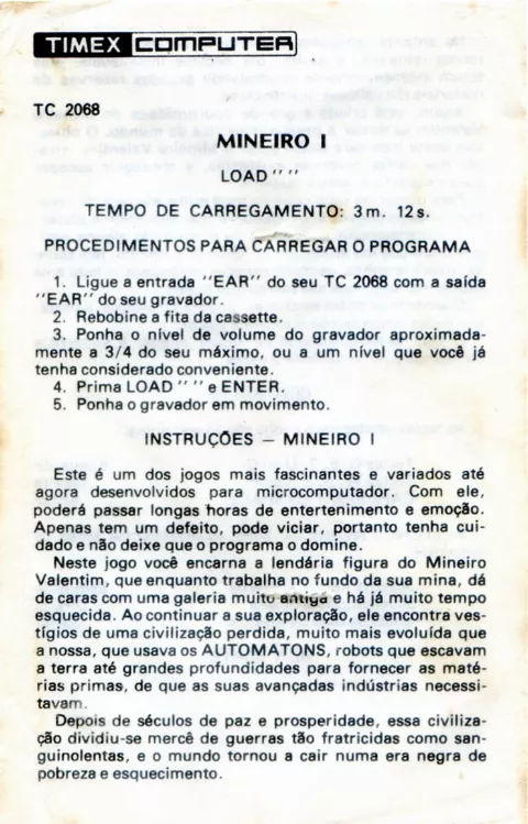 Scanned instructions