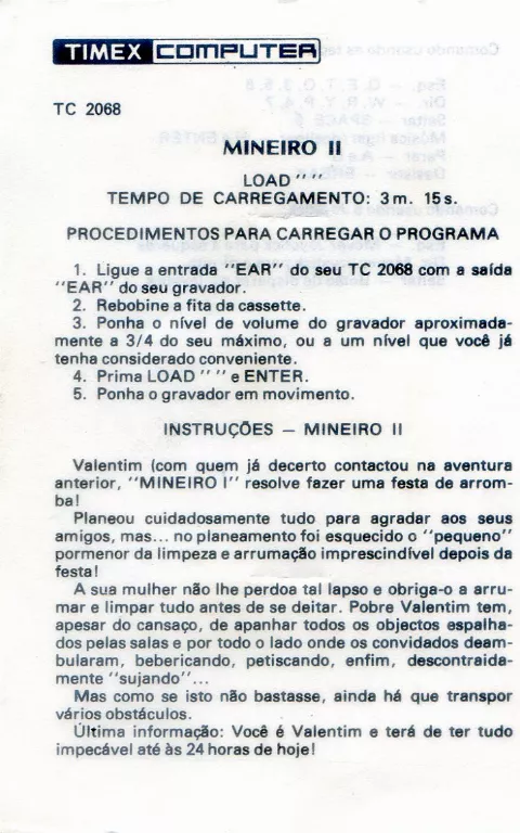 Scanned instructions