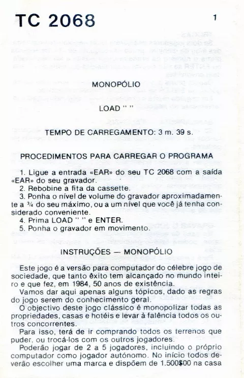 Scanned instructions