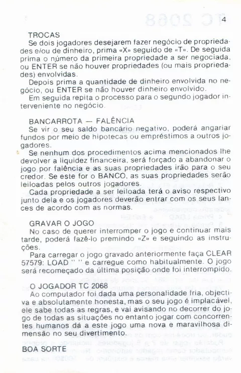 Scanned instructions