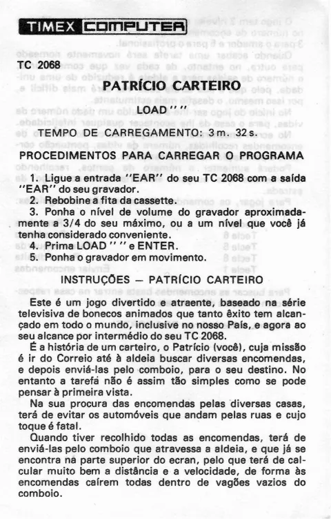 Scanned instructions