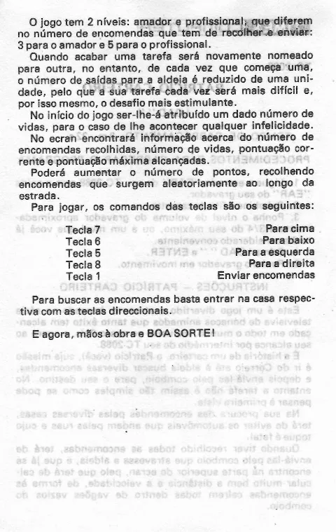 Scanned instructions
