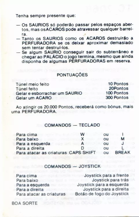 Scanned instructions