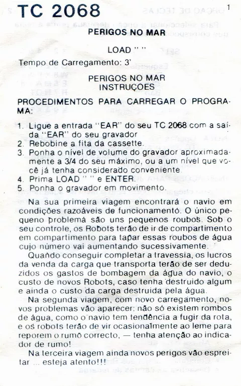 Scanned instructions