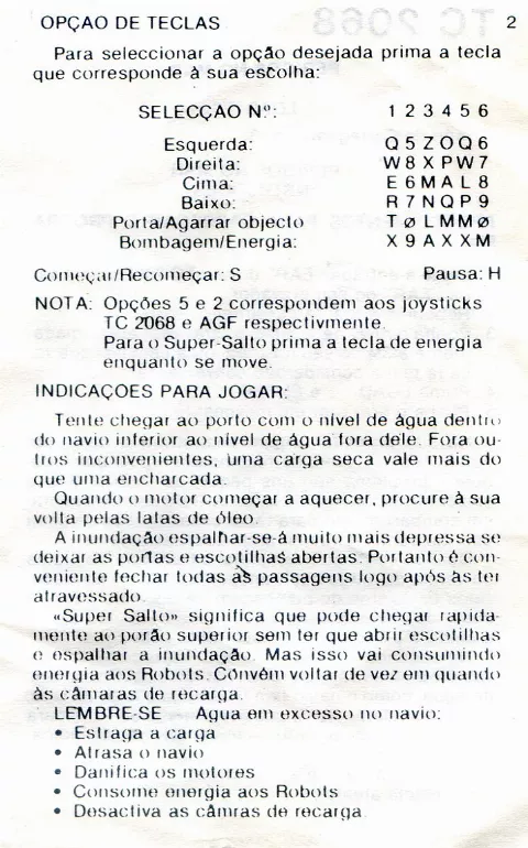 Scanned instructions