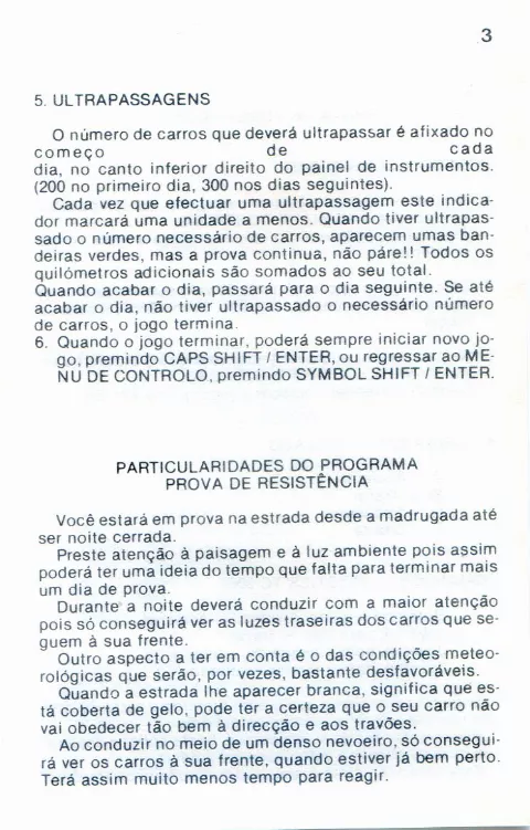 Scanned instructions