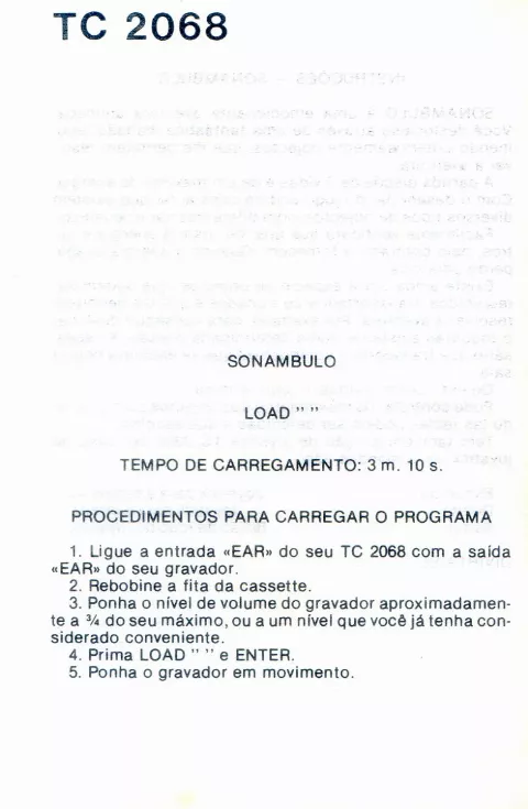 Scanned instructions