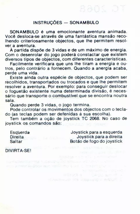 Scanned instructions