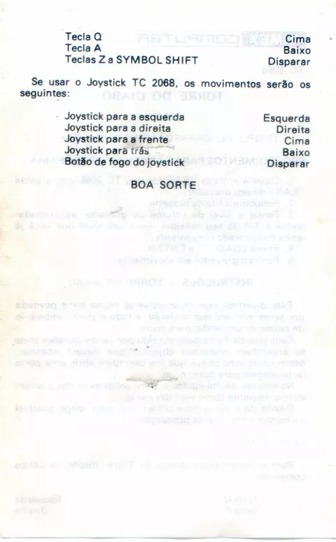 Scanned instructions