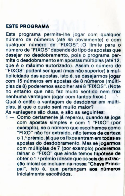 Scanned instructions