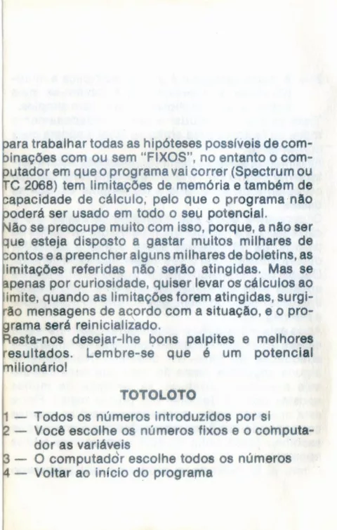 Scanned instructions