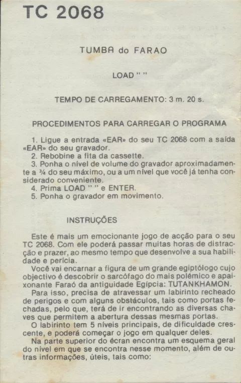 Scanned instructions
