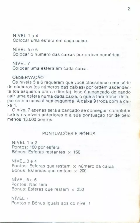 Scanned instructions