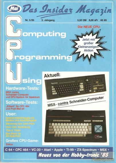 Cover of CPU (Computing, Programmert zur Unterhaltung)
