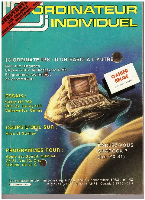 Cover of L'Ordinateur individuel