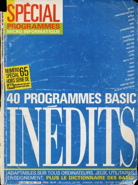 Cover of L'Ordinateur individuel