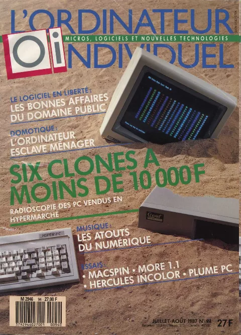 Cover of L'Ordinateur individuel