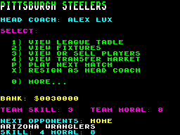Running screen