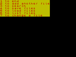 Running screen