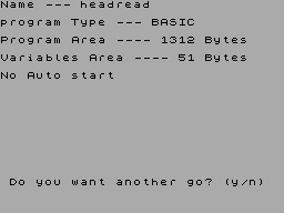 Running screen