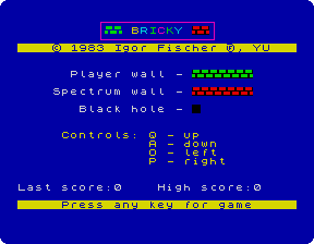Opening screen