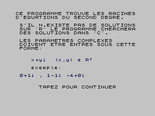 Running screen