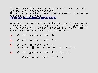 Running screen