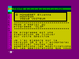 Running screen